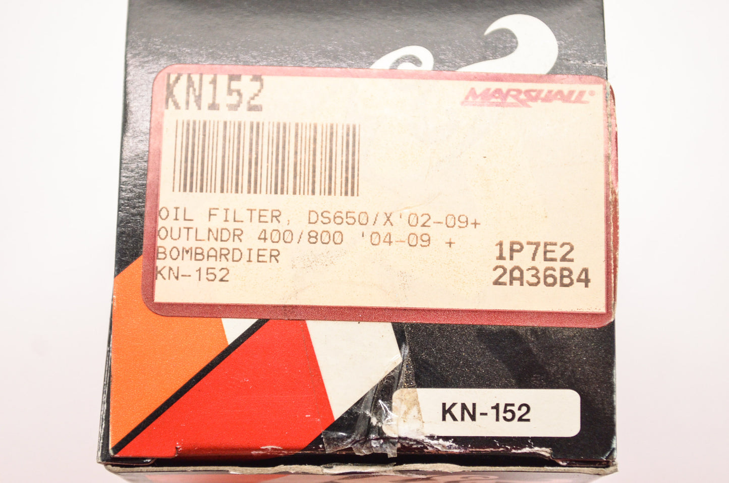New K&N Cartridge Oil Filter NOS