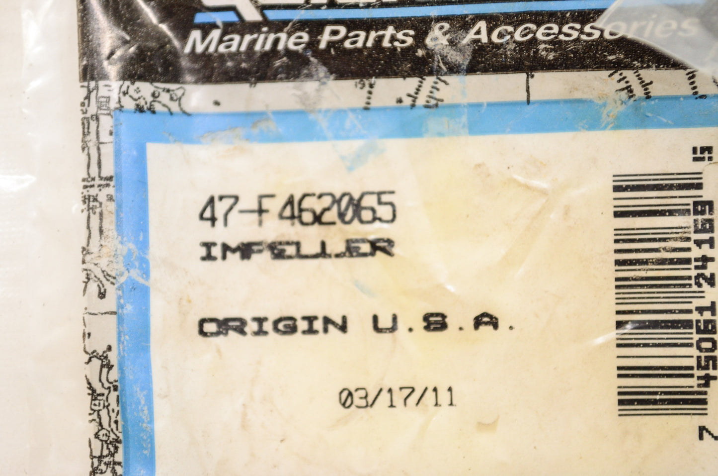 Quicksilver 47-F462065 Mercury Marine Impeller NOS