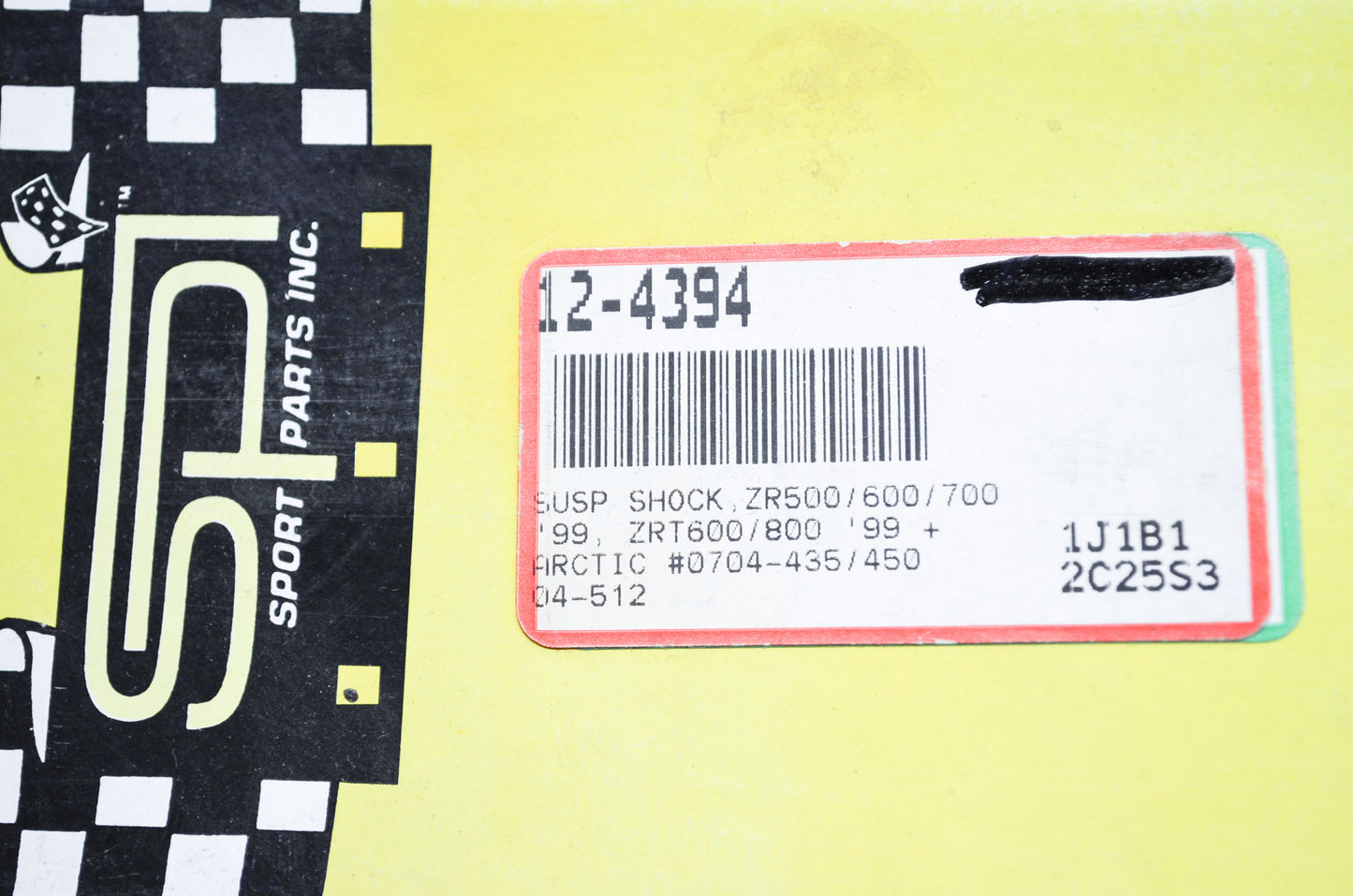New Sport Parts Inc. Shock Arctic Cat ZR500 600 700 ZRT600 800 NOS