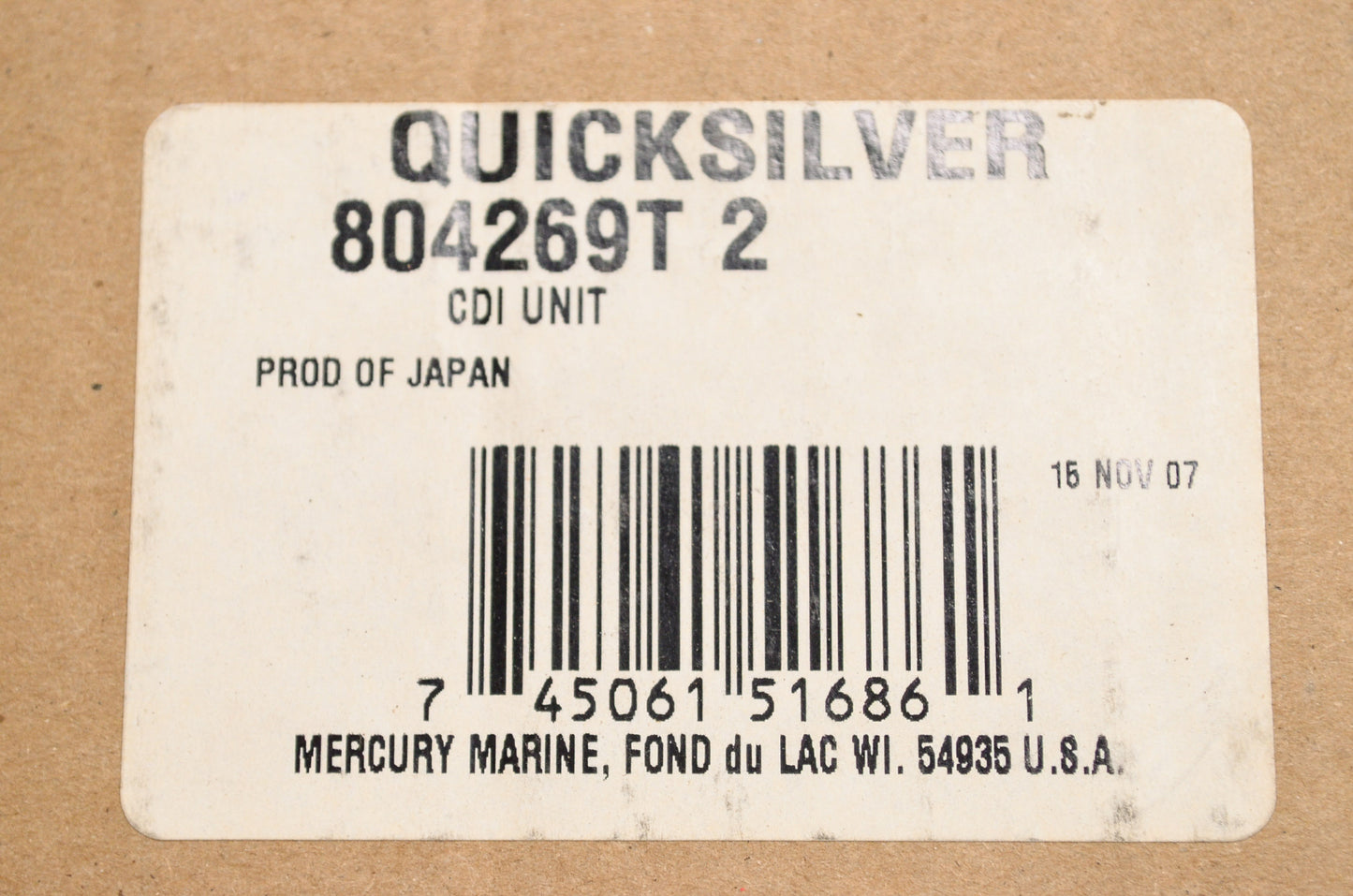 Quicksilver Mercury Marine CDI Unit