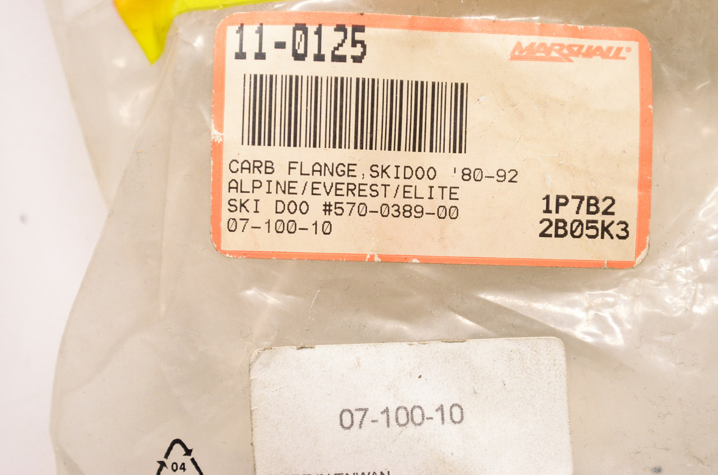 New SPI Carb Carburetor Flange Ski Doo 80-92 Alpine Everest Elite NOS