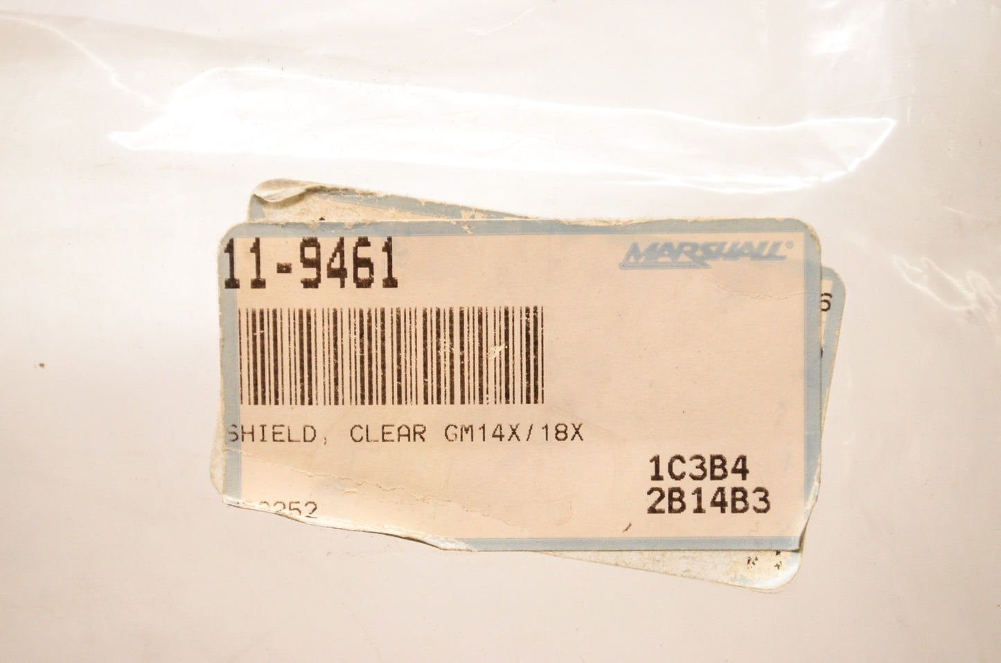 New Gmax 999252, 11-9461 Clear Face Shield NOS