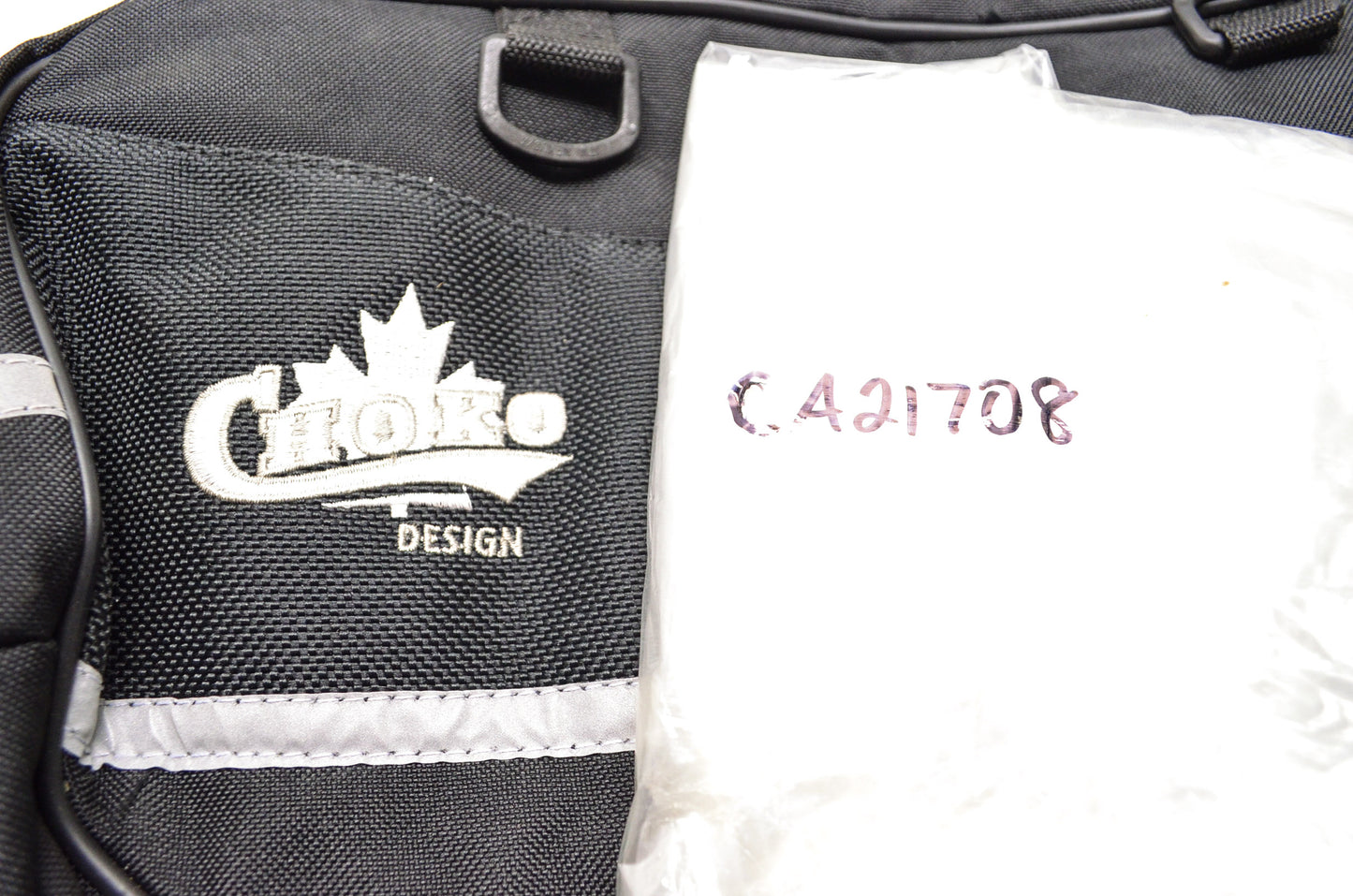 New Choko Designs Black Fabric Saddle Bag Saddlebag NOS