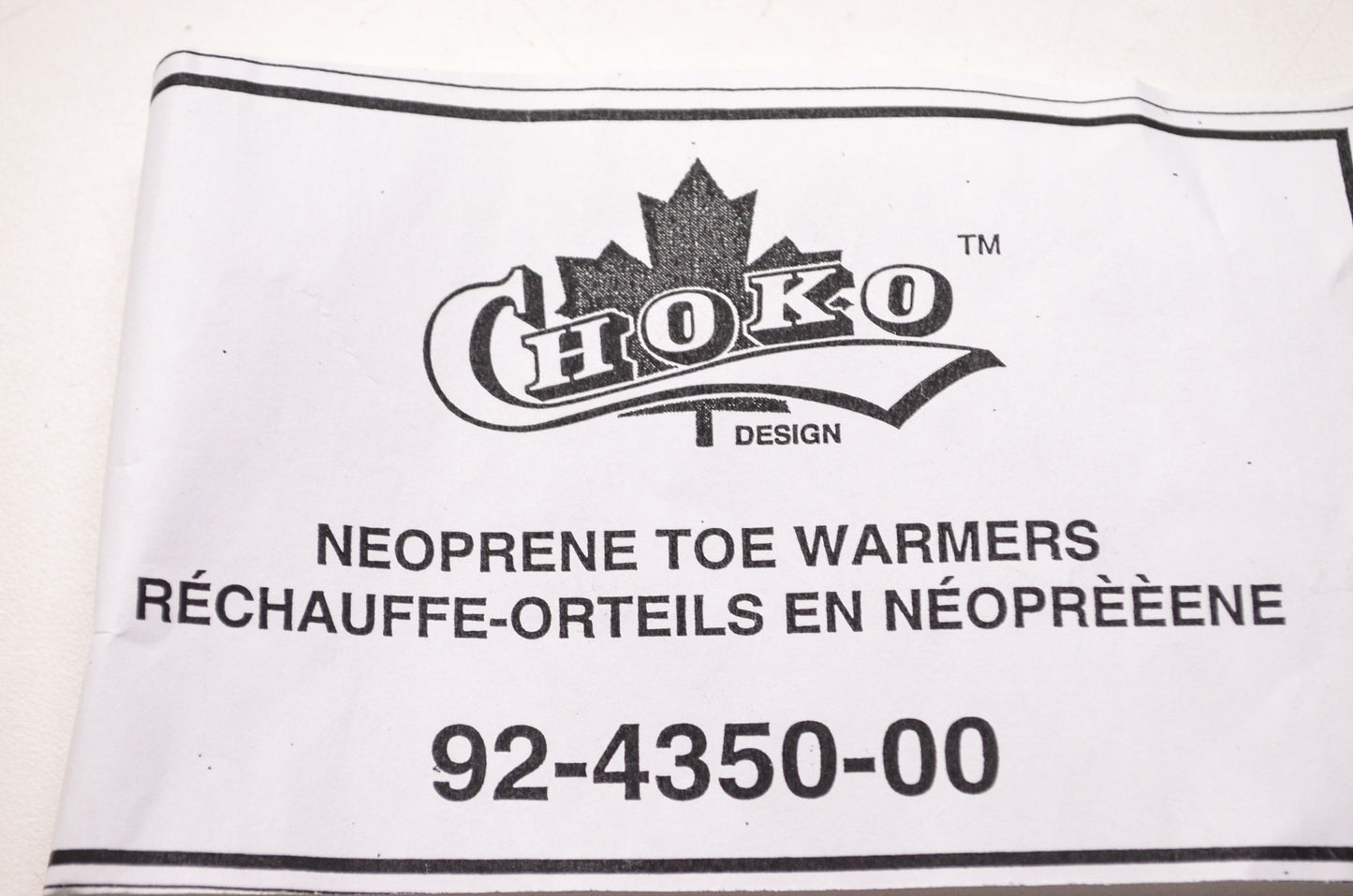 Black Neoprene Toe Warmers Qty 2 NOS
