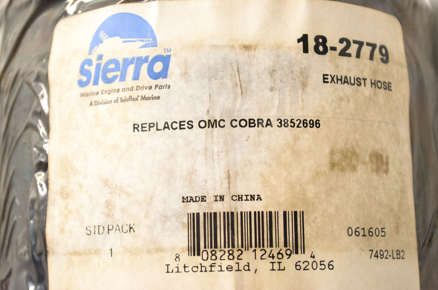 New Sierra Exhaust Hose OMC Cobra NOS