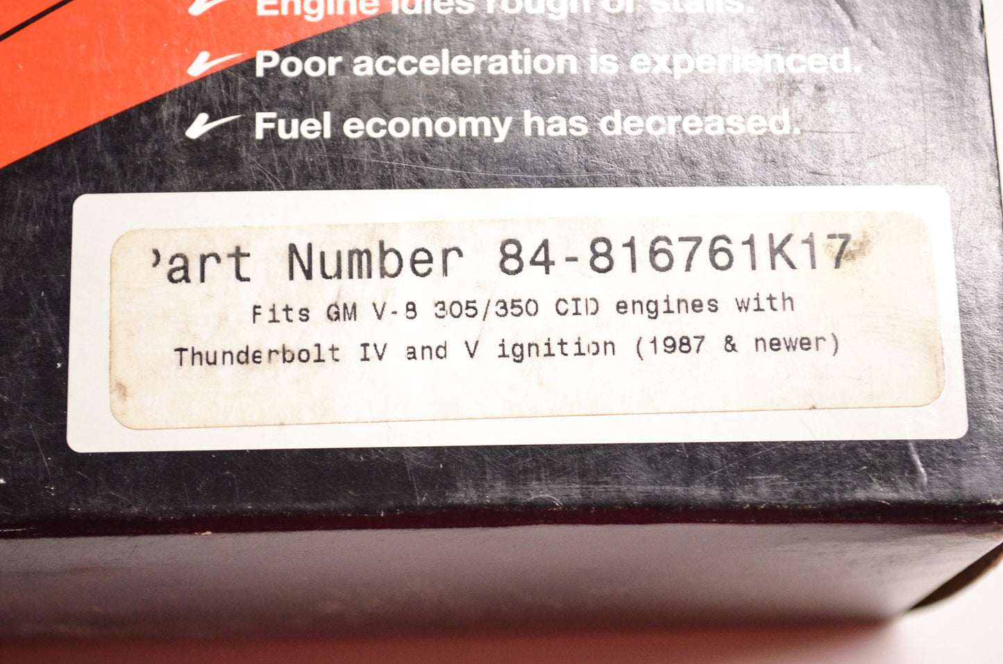 Mercury Ignition Wire Set GM V8 305 350 w/ Thunderbolt 4 & 5 Ignition '87 Up NOS
