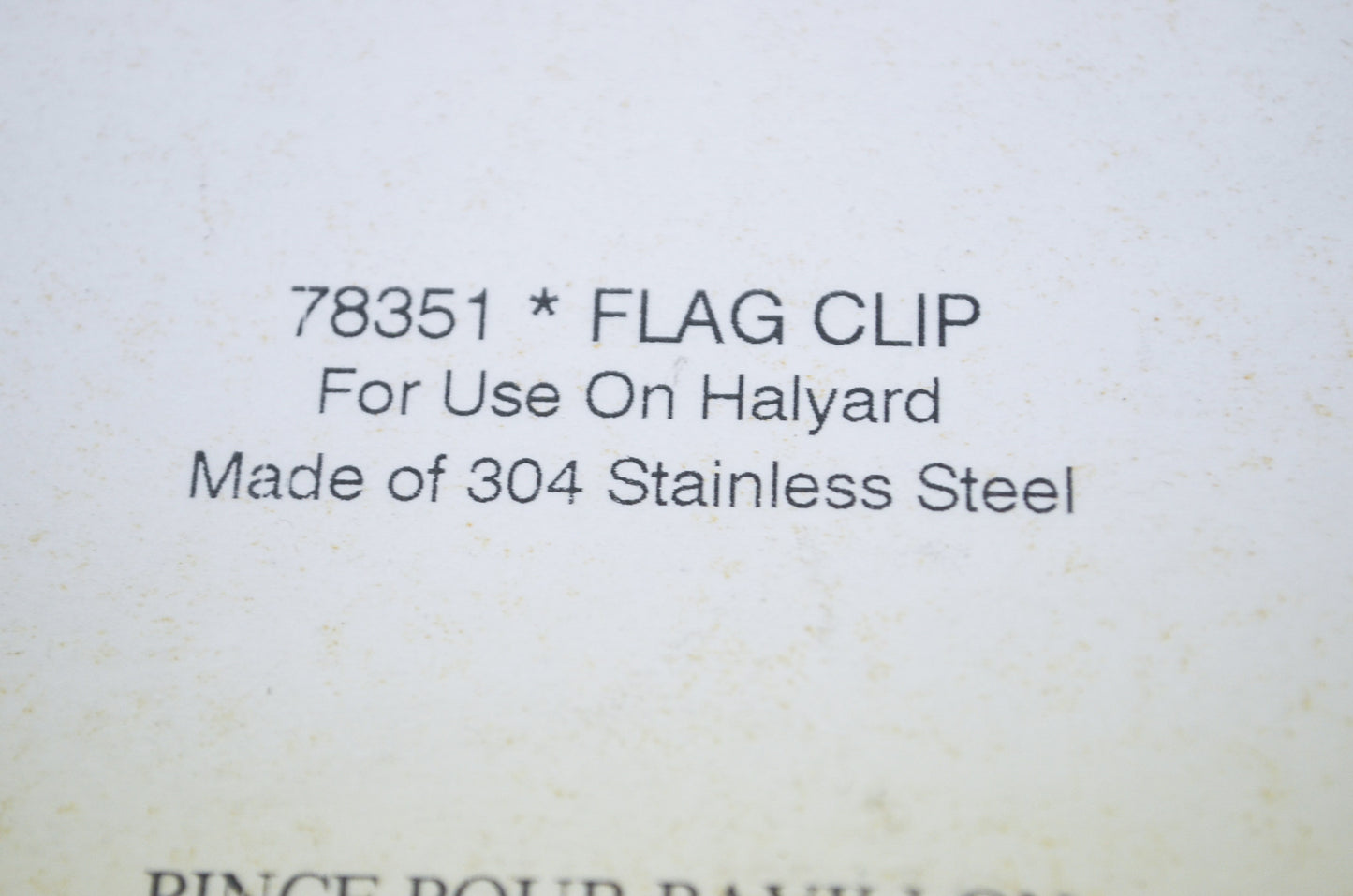Seachoice Products Flag Clips Qty 2 NOS