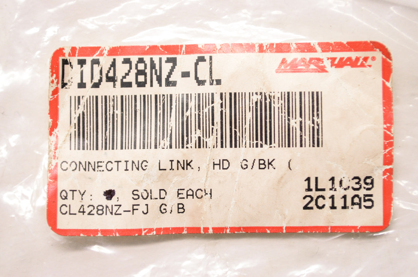 New DID 428 NZ Connecting Link HD G/BK NOS