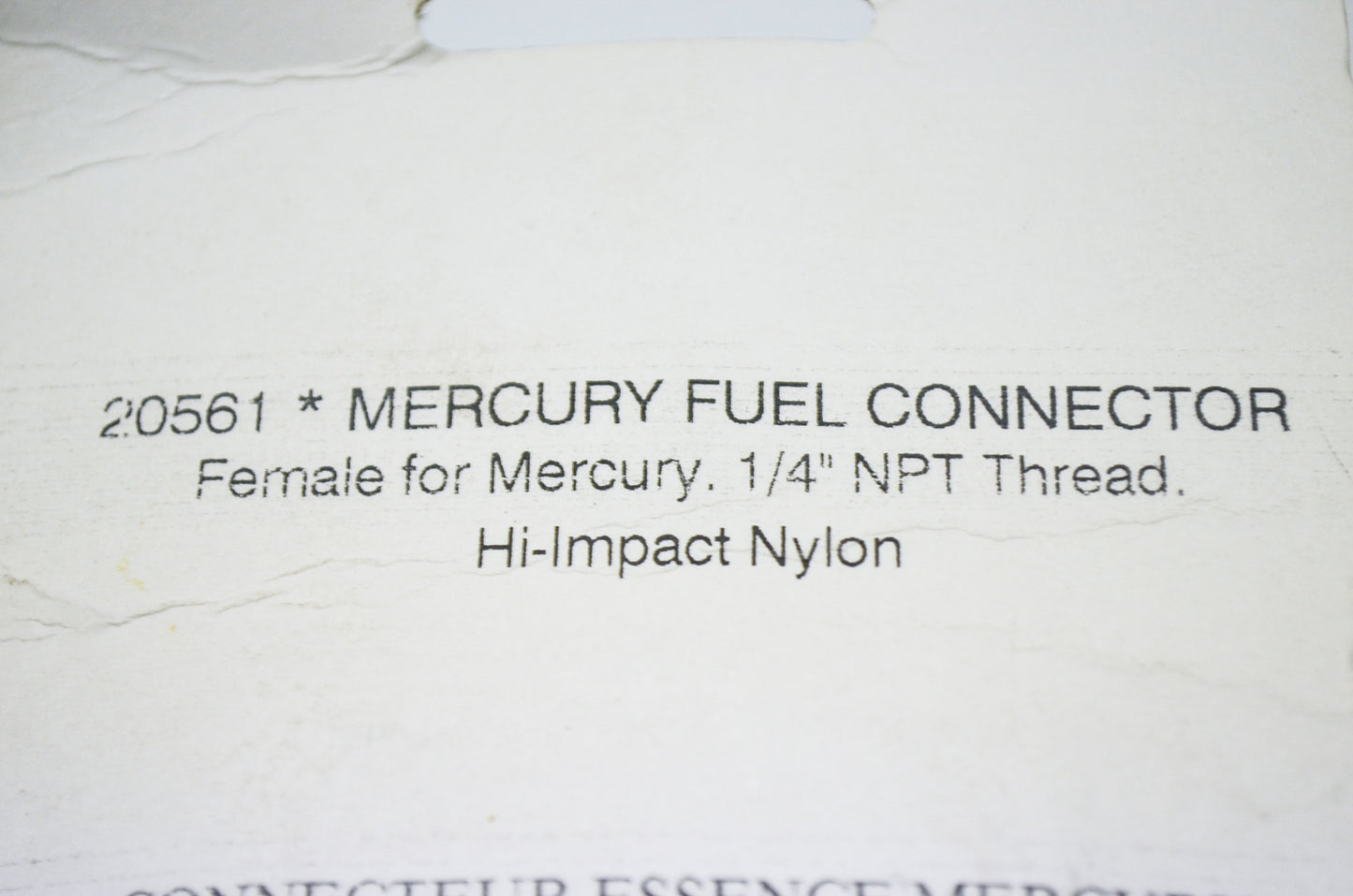 Seachoice Products Mercury Fuel Connector 1/4' NOS