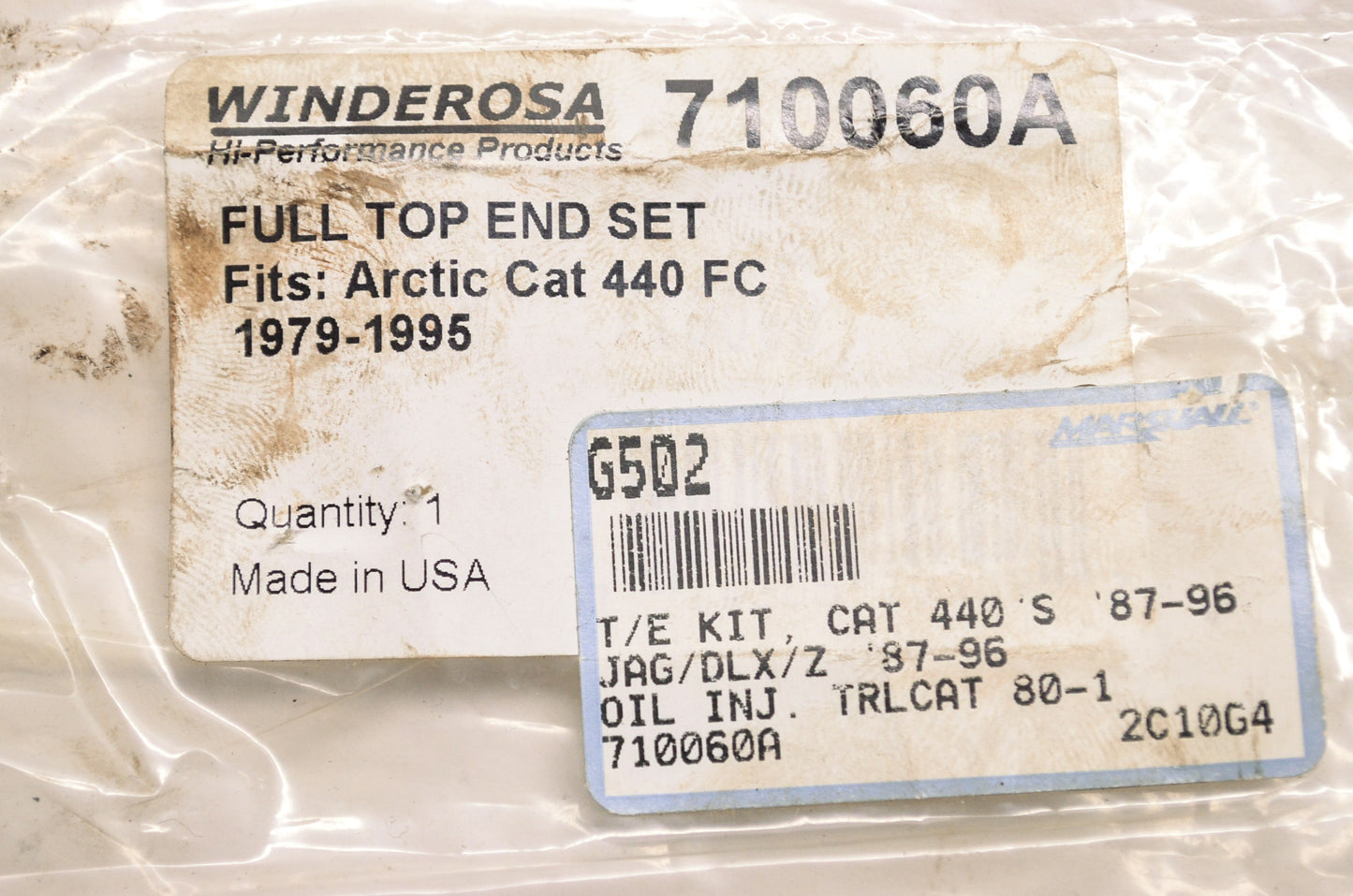 Base Gasket Arctic Cat 440 FC '79-95 Jag Dlx Z '87-96 Oil Injection Trlcat '80-8
