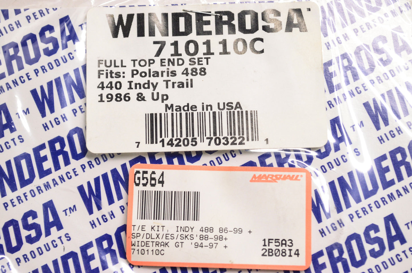 New Winderosa Full Top End Kit Polaris 488 440 Indy Trail '86 Up SP DLX ES SKS '
