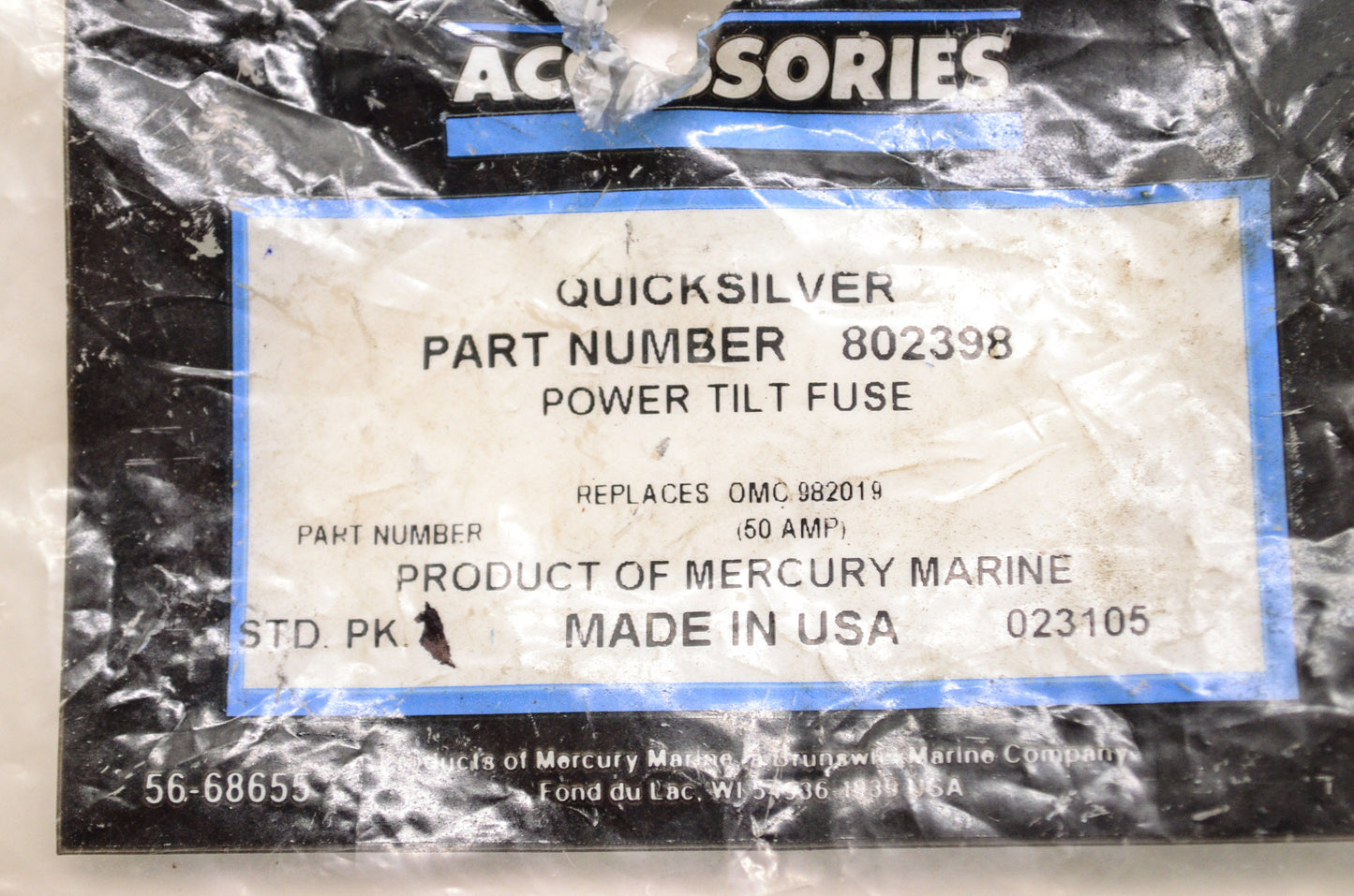 Quicksilver Mercury Marine Power Tilt Fuse 50 Amp