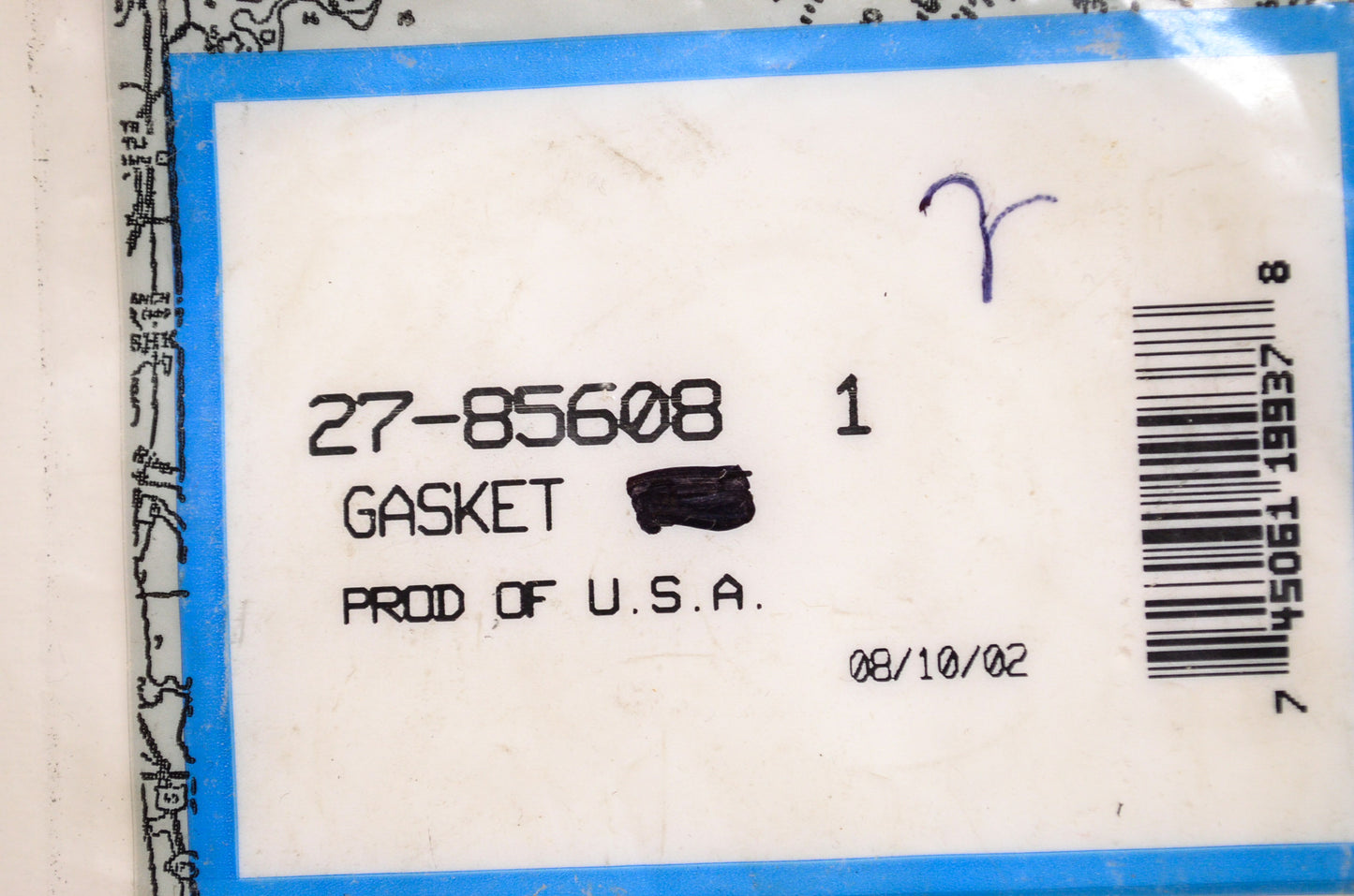 New OEM Quicksilver Mercury Marine Gasket Qty 2 NOS