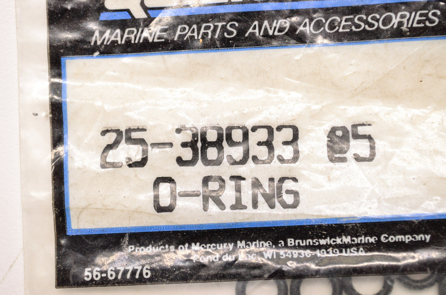 New OEM Quicksilver Mercury Marine O-Ring Qty 5 NOS