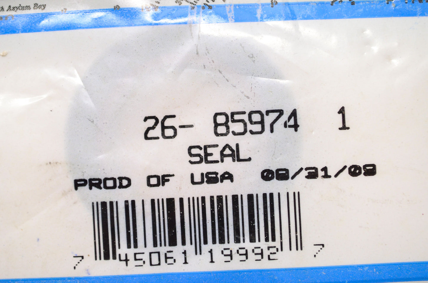 Quicksilver 26-85974 1 Mercury Marine Seal NOS