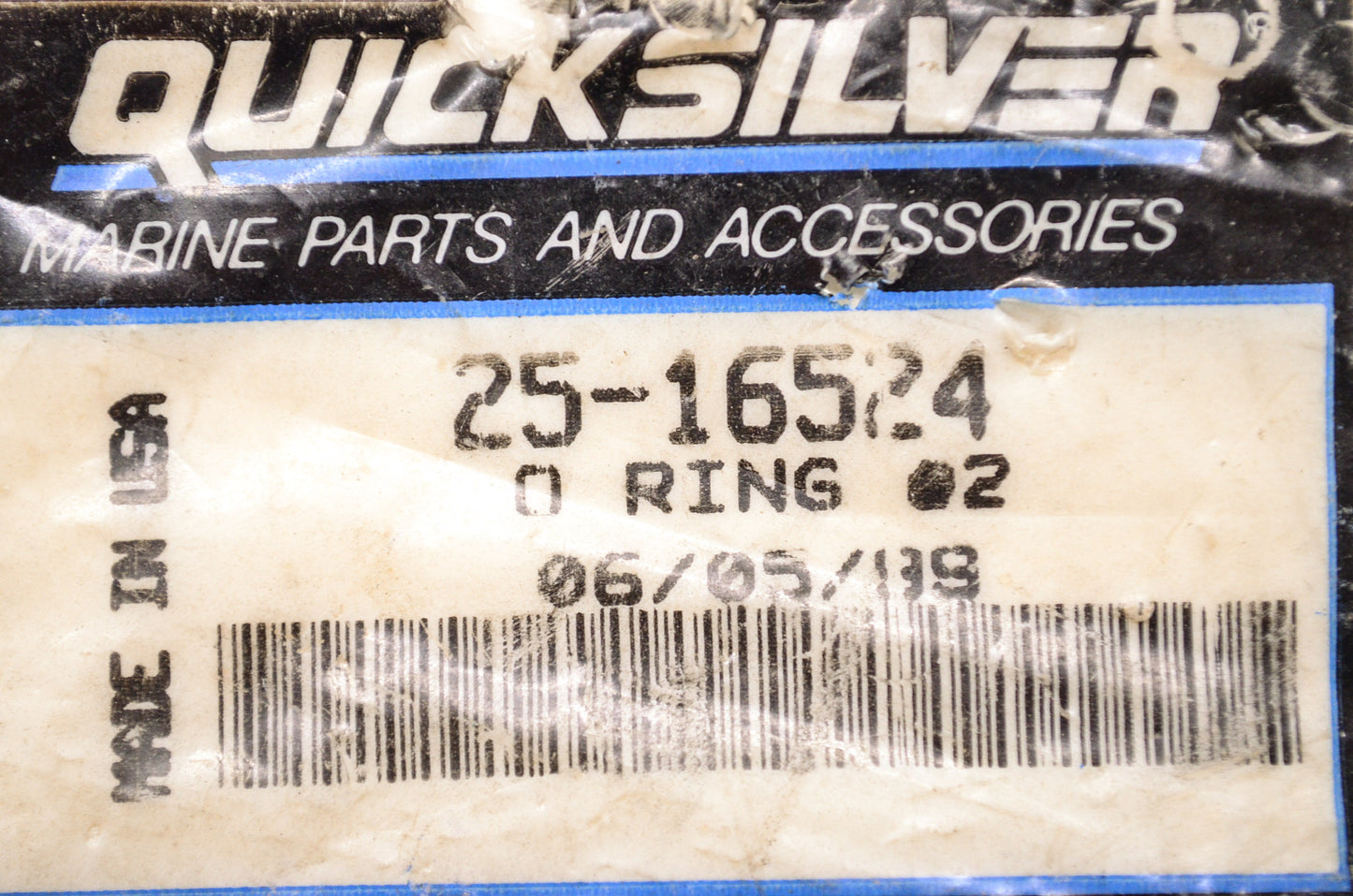 New OEM Quicksilver Mercury Marine O-Ring Qty 2 NOS