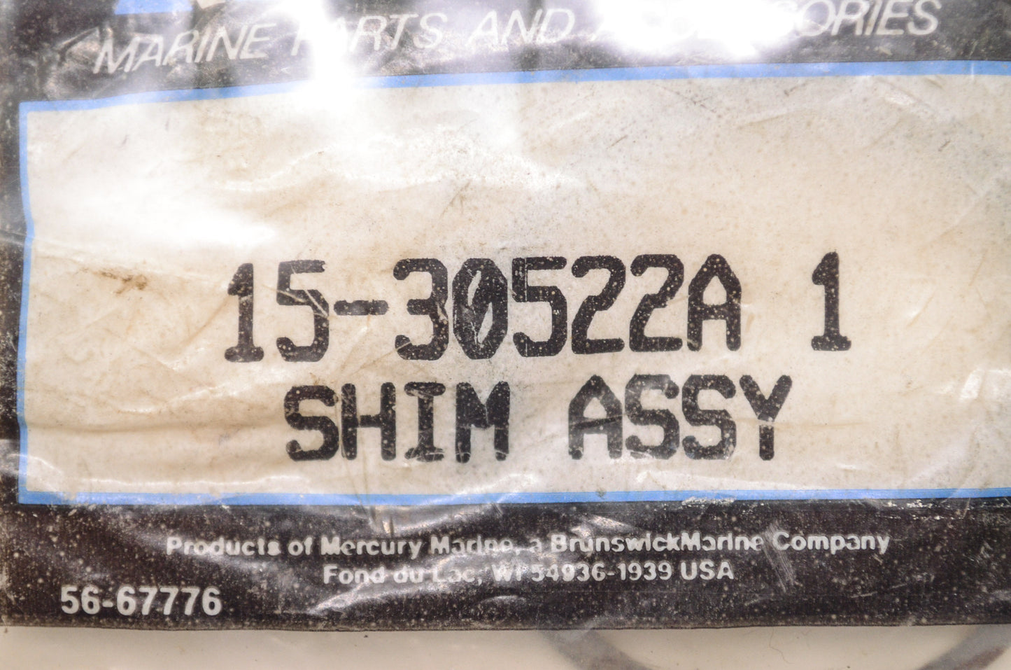 Mercury Marine Shim Assembly NOS