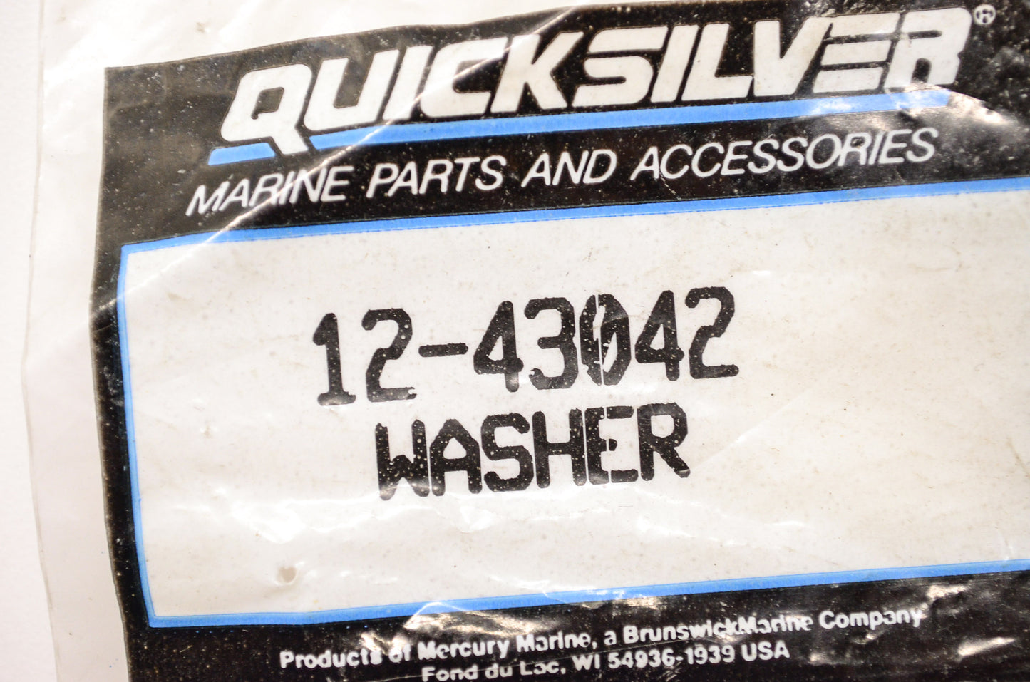 New OEM Quicksilver Mercury Marine Washer Qty 2 NOS