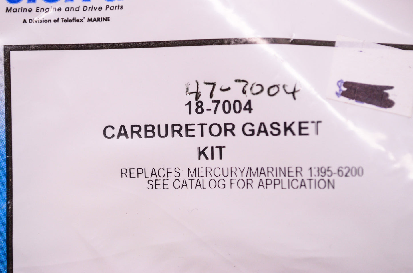 New Sierra Carburetor Gasket Kit Mercury NOS