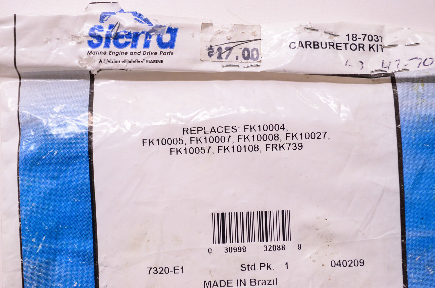 Carburetor Repair Kit Chrysler Force NOS