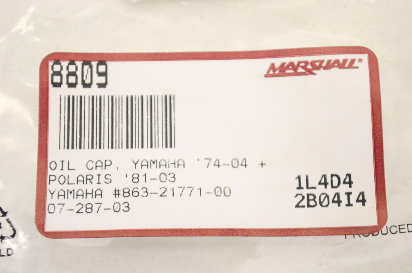 New Sports Parts Inc. Oil Cap Yamaha Polaris NOS