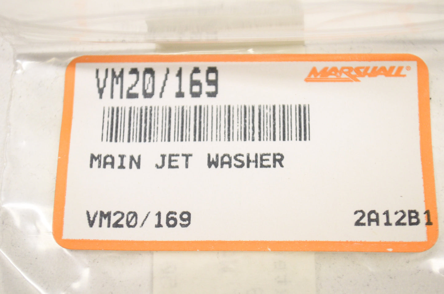 Main Jet Washer NOS