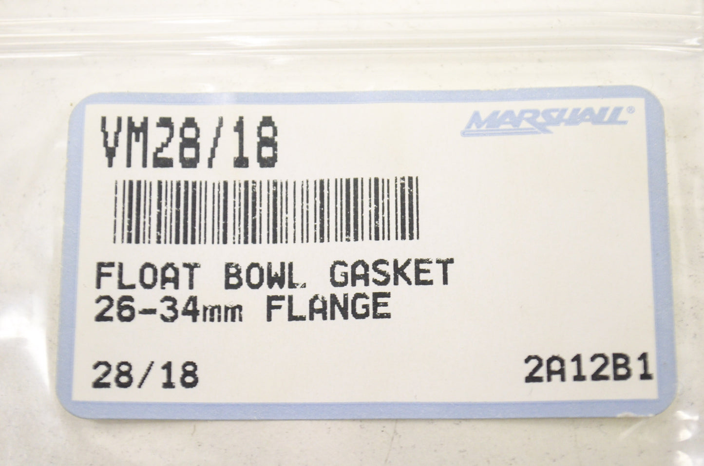 New Marshall Float Bowl Gasket NOS