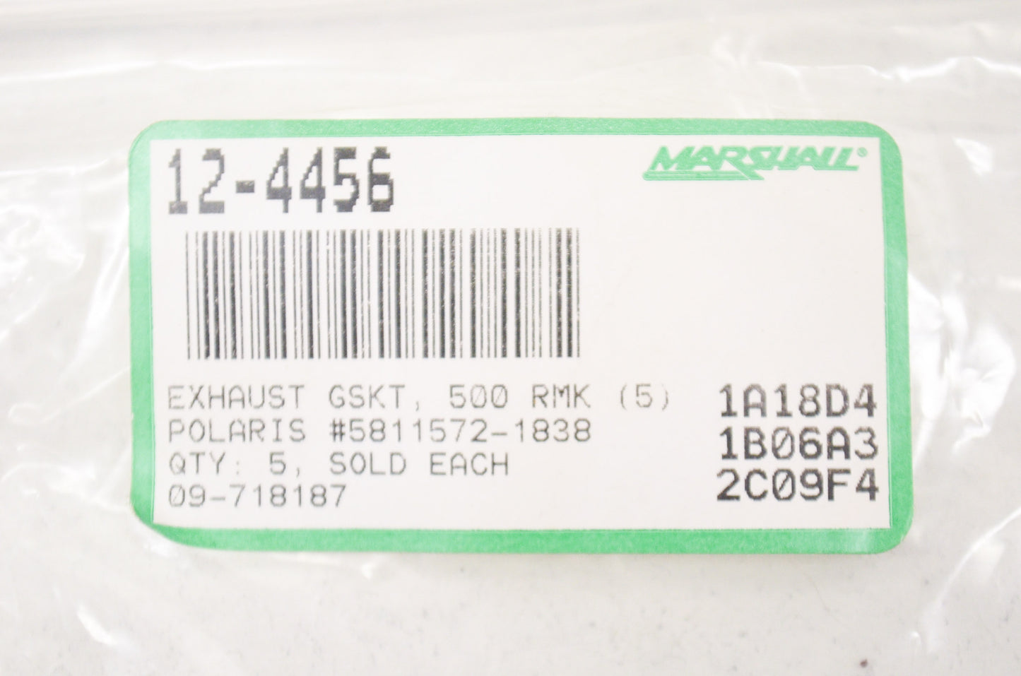 New Sports Parts Inc. Exhaust Gasket Polaris RMK 500 NOS