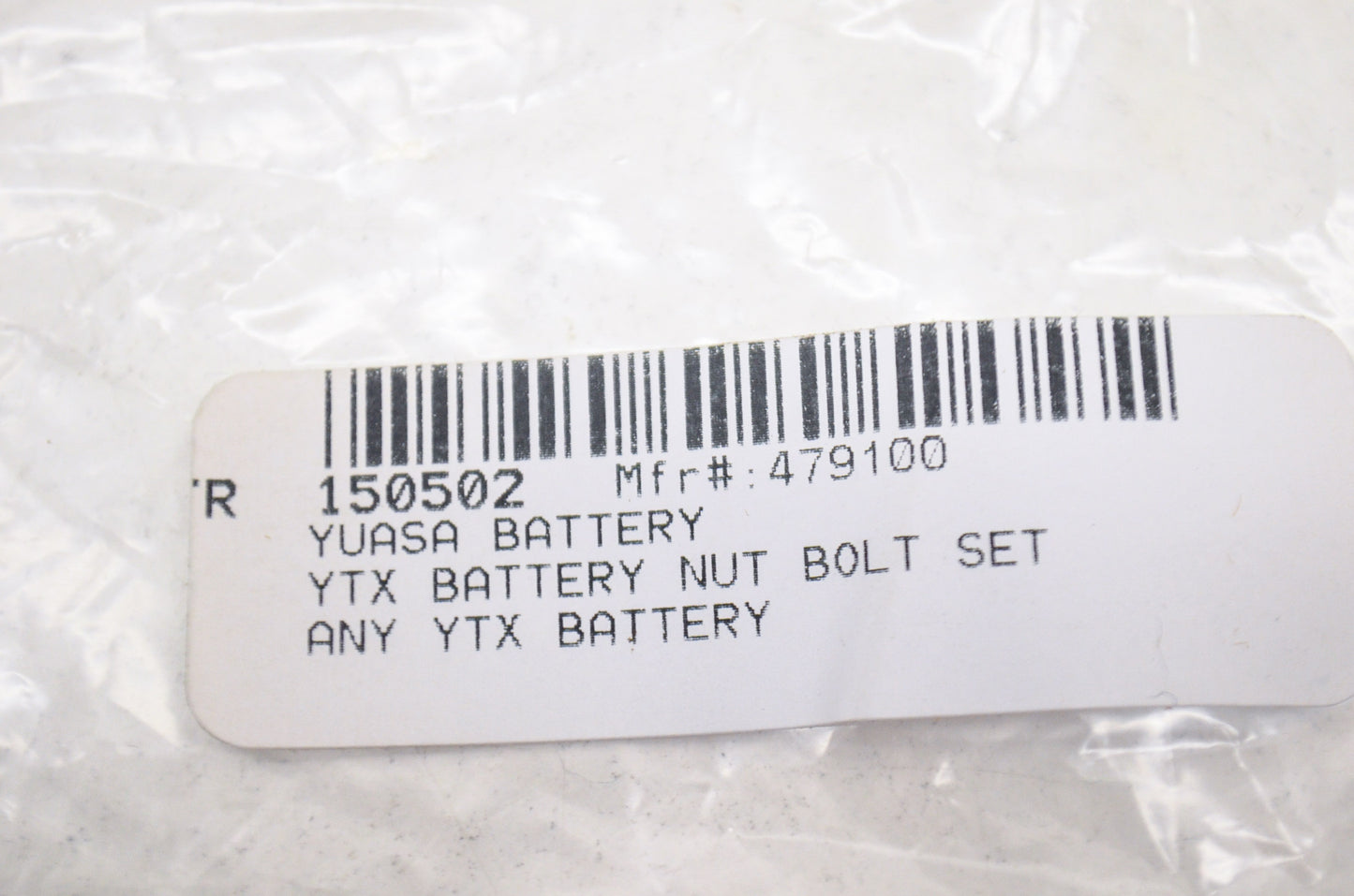Battery Nut Bolt Set Qty 2 NOS