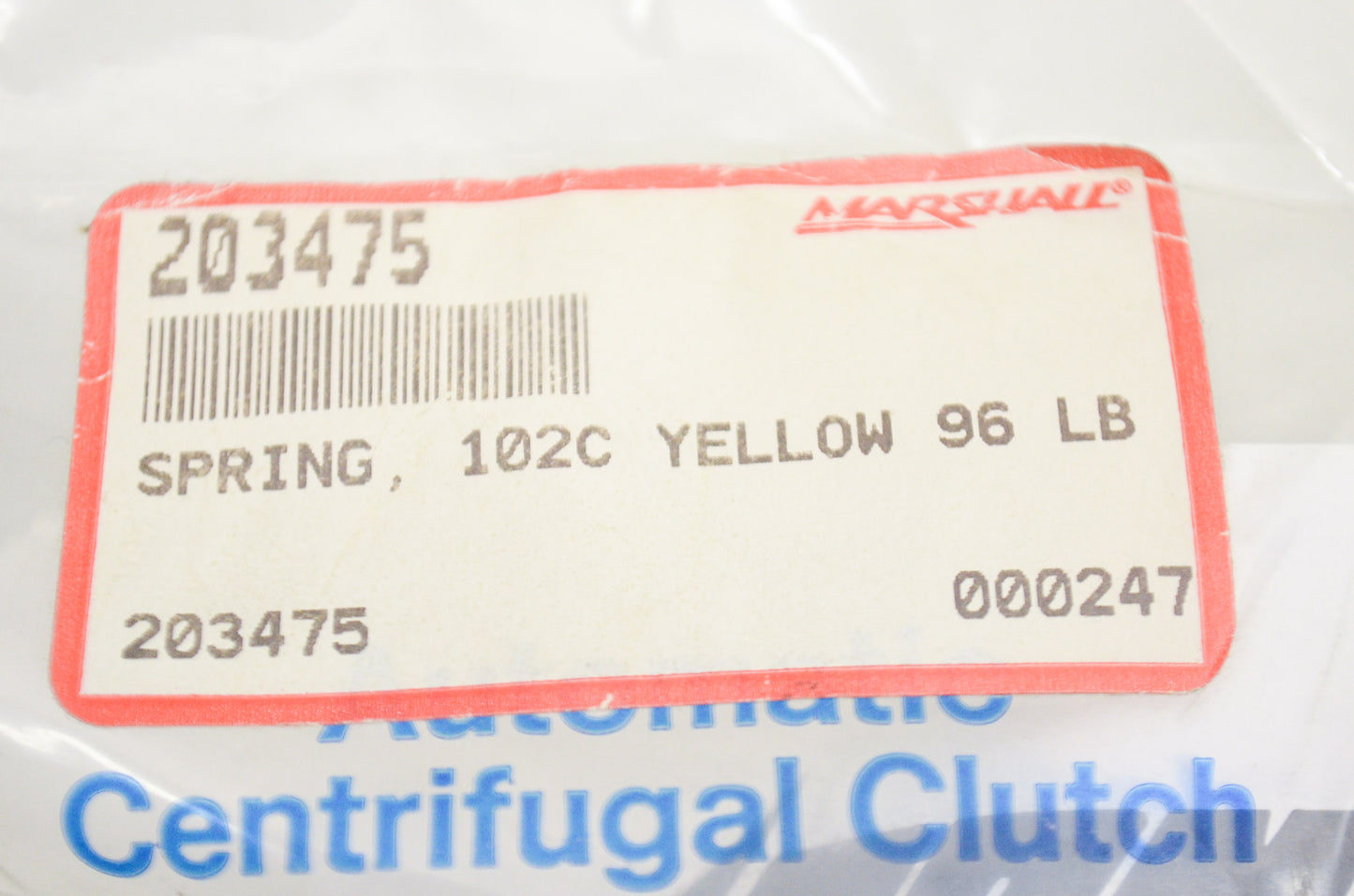 New Comet Spring Yellow NOS