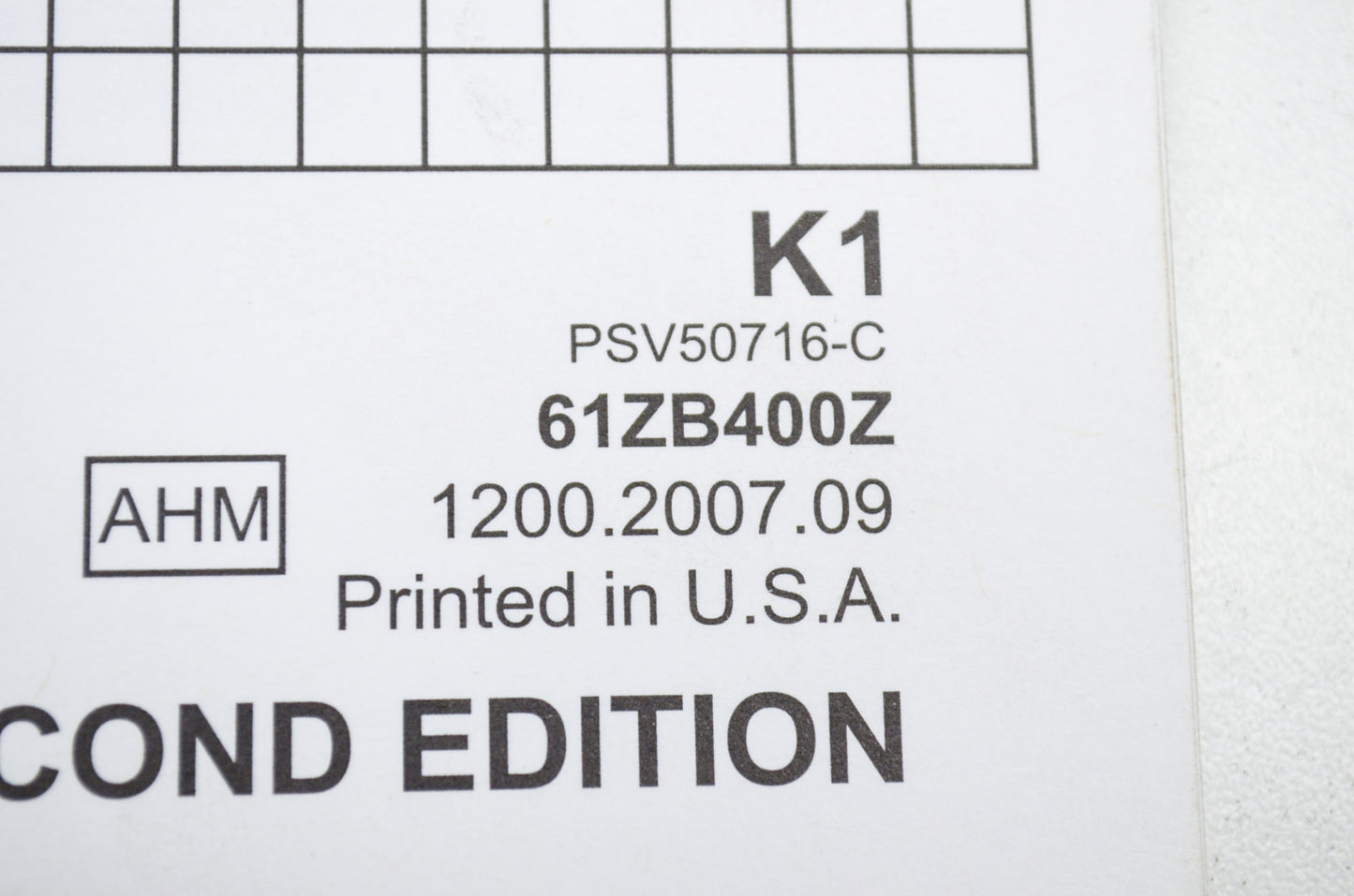 OEM Honda 61ZB400Z EB/EG/EM3500X Service Manual