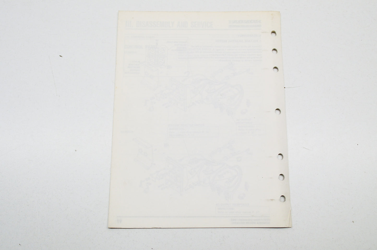OEM Honda 61ZB701Z Supplement Shop Manual Generator EX3300SK1 EX4500SK1 NOS