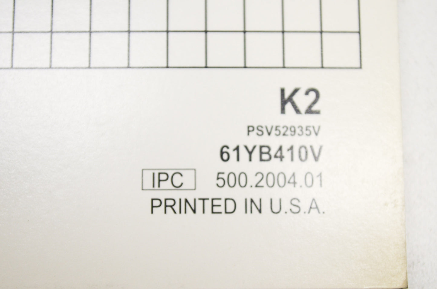 OEM Honda 61YB410V Supplement Shop Manual WB20X WB30X NOS