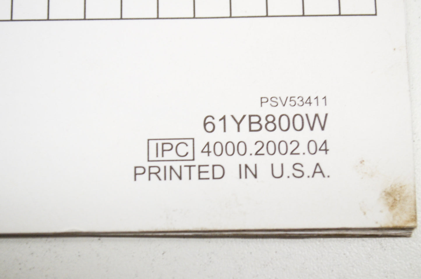 OEM Honda 61YB800W First Edition Supplement Shop Manual Trash Pump