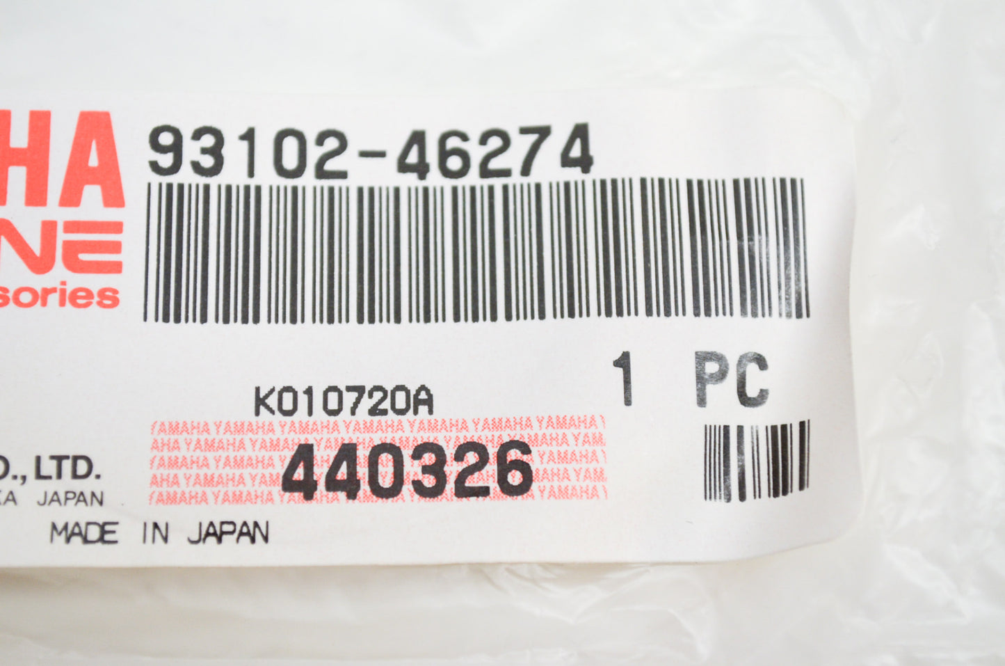 OEM Yamaha 93102-46274-00 Oil Seal Type SD NOS
