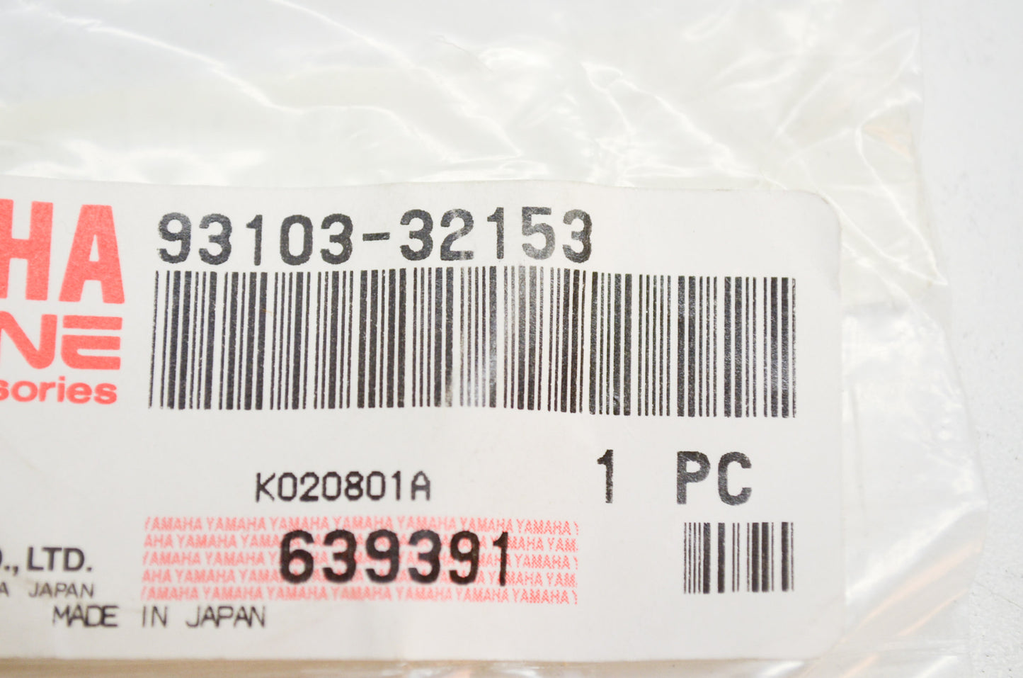 OEM Yamaha 93103-32153-00 Oil Seal Type SW NOS