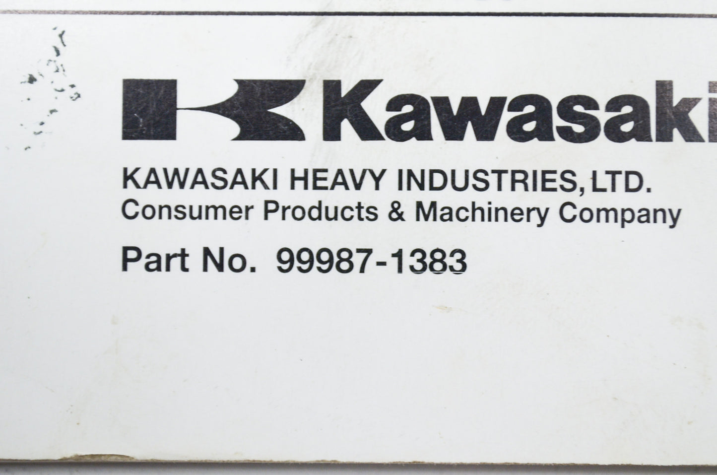 OEM Kawasaki 99987-1383 Owner's Manual KVF650D7F/E7F