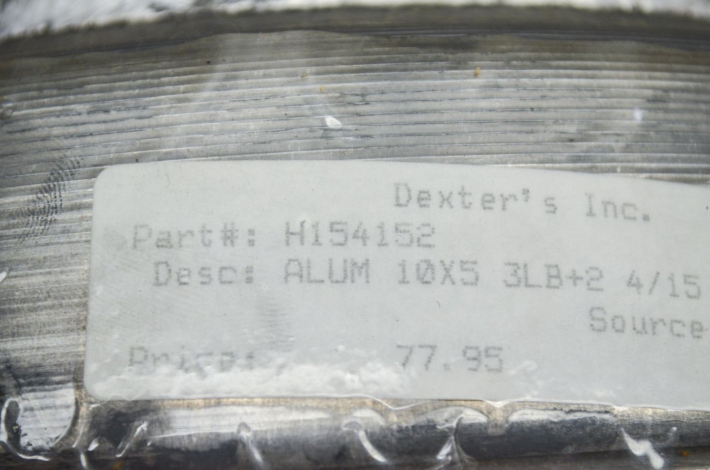 ITP H154152 10x5 4x156 Aluminum Wheel NOS