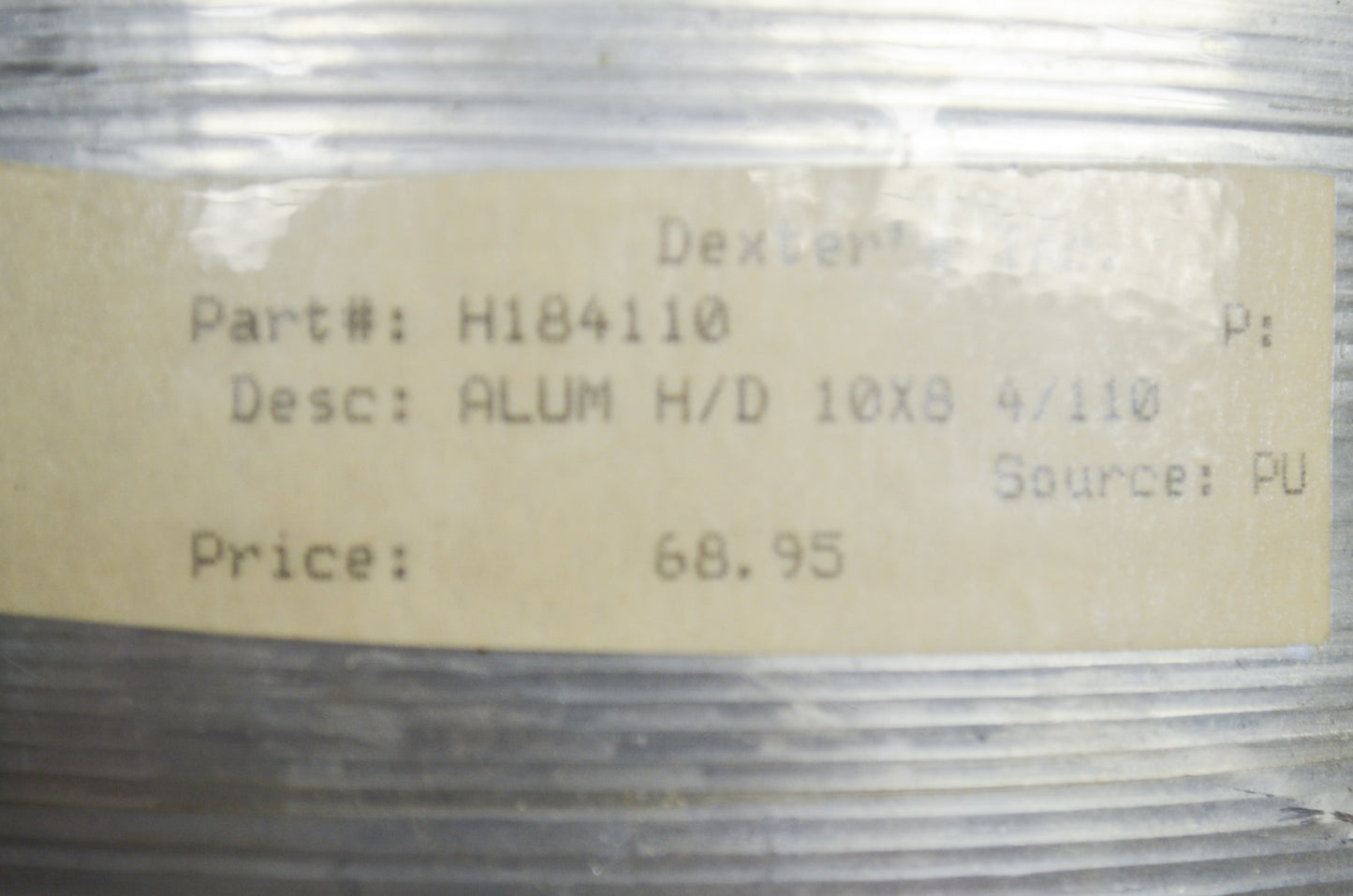 9x9 4x110mm Aluminum NOS