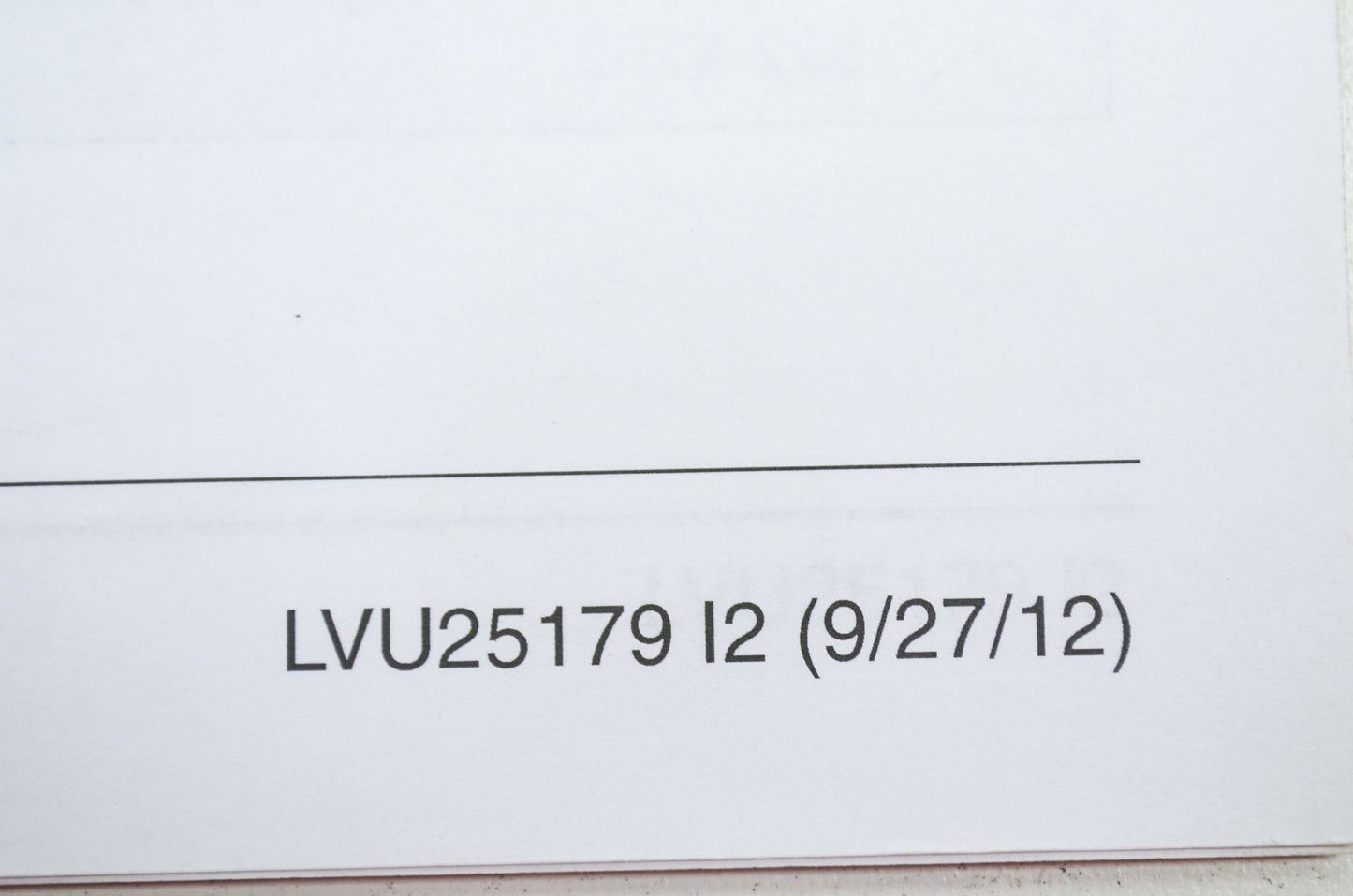 OEM John Deere LVU25179I2 Installation Instructions SCV Line Kit NOS