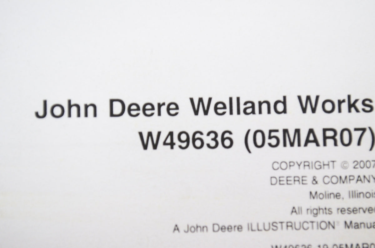 OEM John Deere Installation Instruction Skid Steer