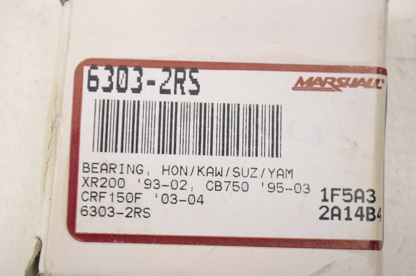 New Marshall Bearing Qty 2 NOS
