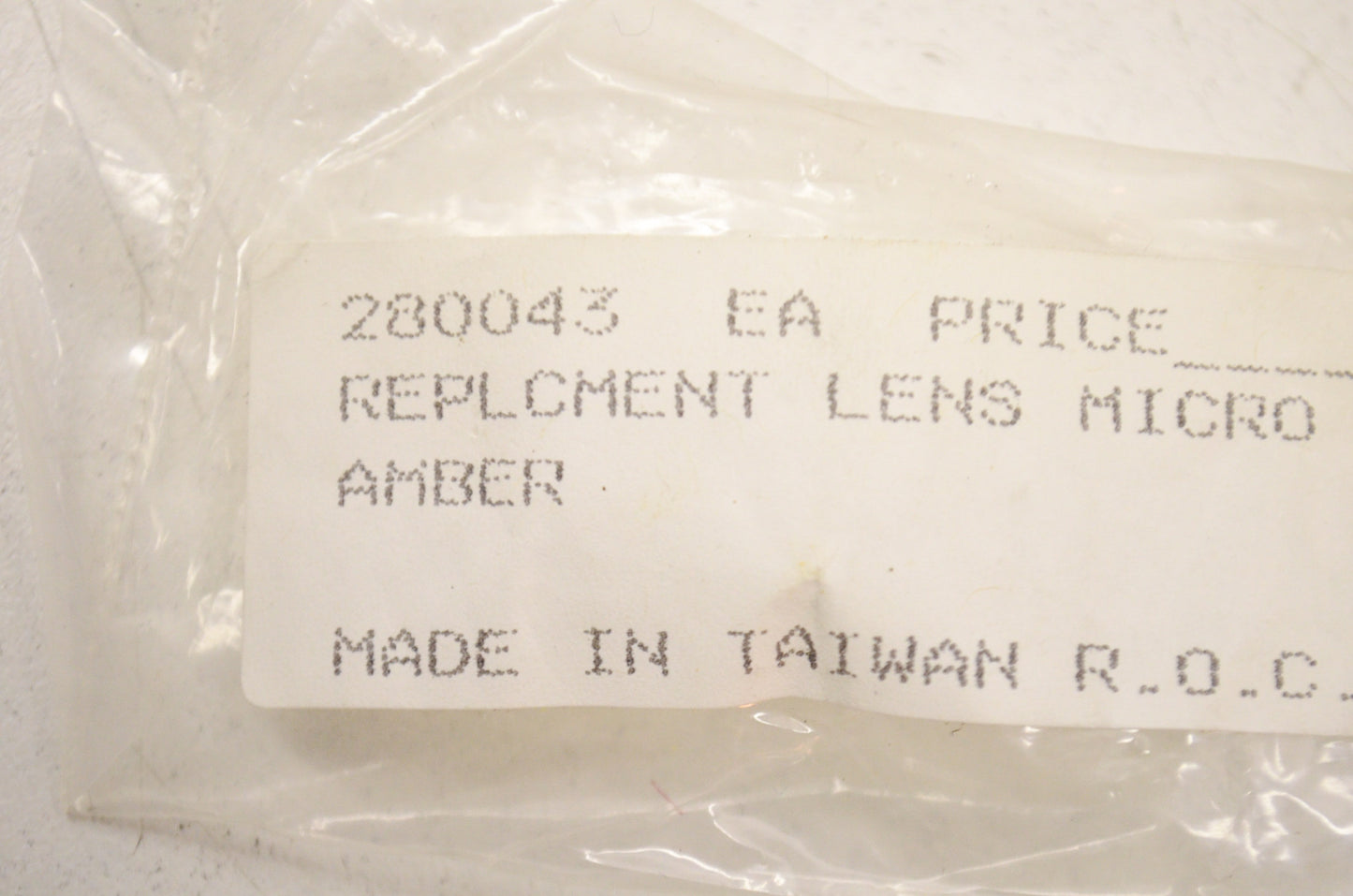 Drag Replacement Micro Amber Light Lens NOS