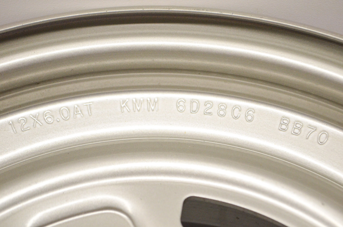 New KMM Wheel 12x6' 12X6.0AT NOS