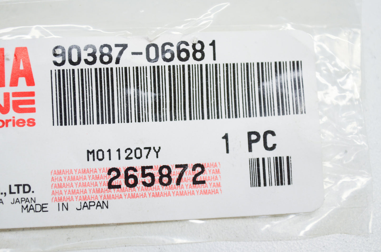 OEM Yamaha 90387-06681-00 Collar NOS