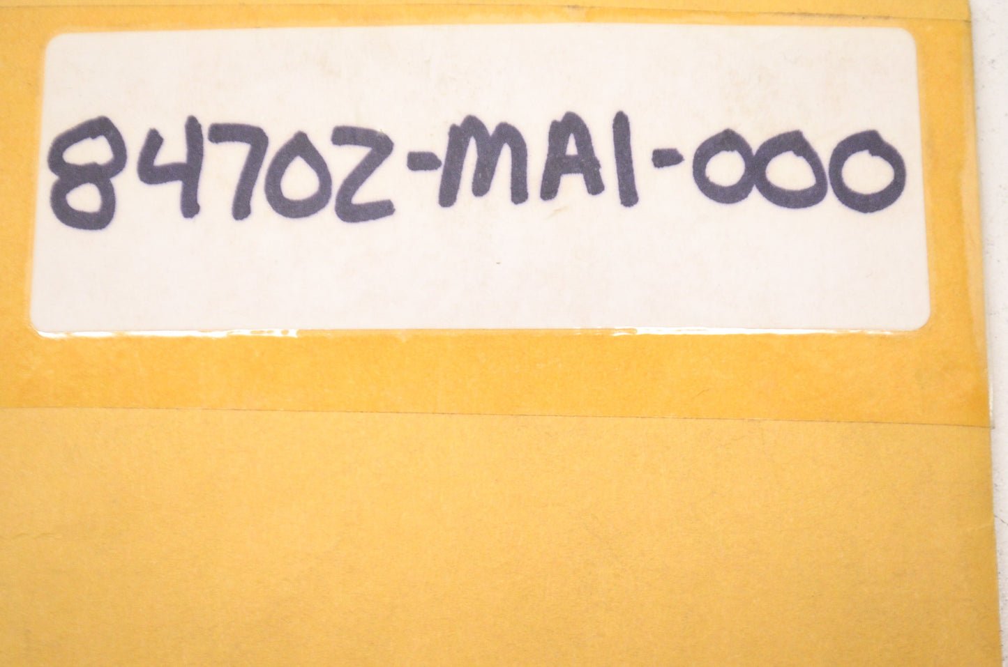 OEM Honda 84702-MA1-000 Plate NOS