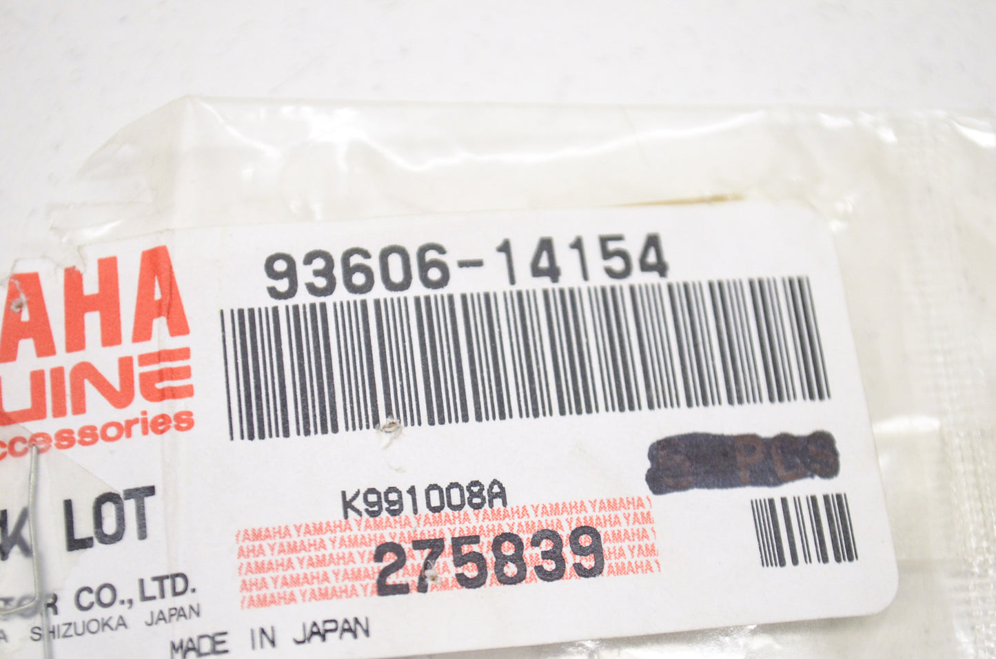 OEM Yamaha 93606-14154-00 Dowel Pin Qty 4 NOS