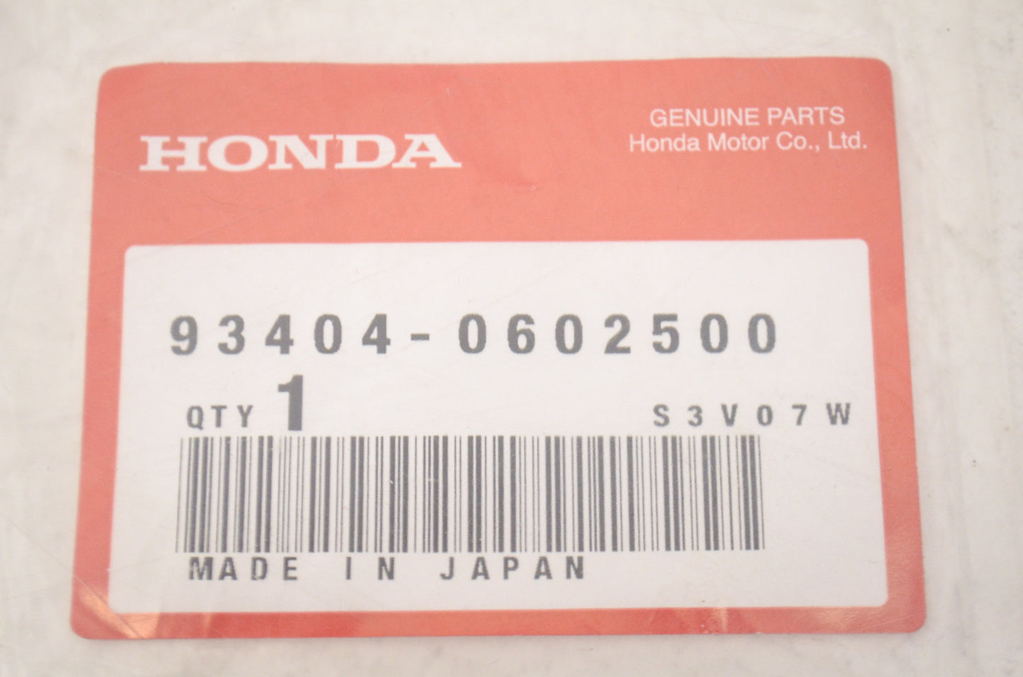 OEM Honda 93404-0602500 Washer Bolt 6X25 NOS