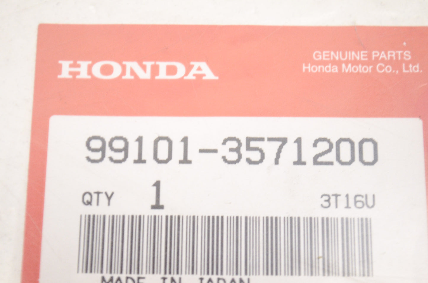 OEM Honda 99101-357-1200 Main Jet #120 NOS