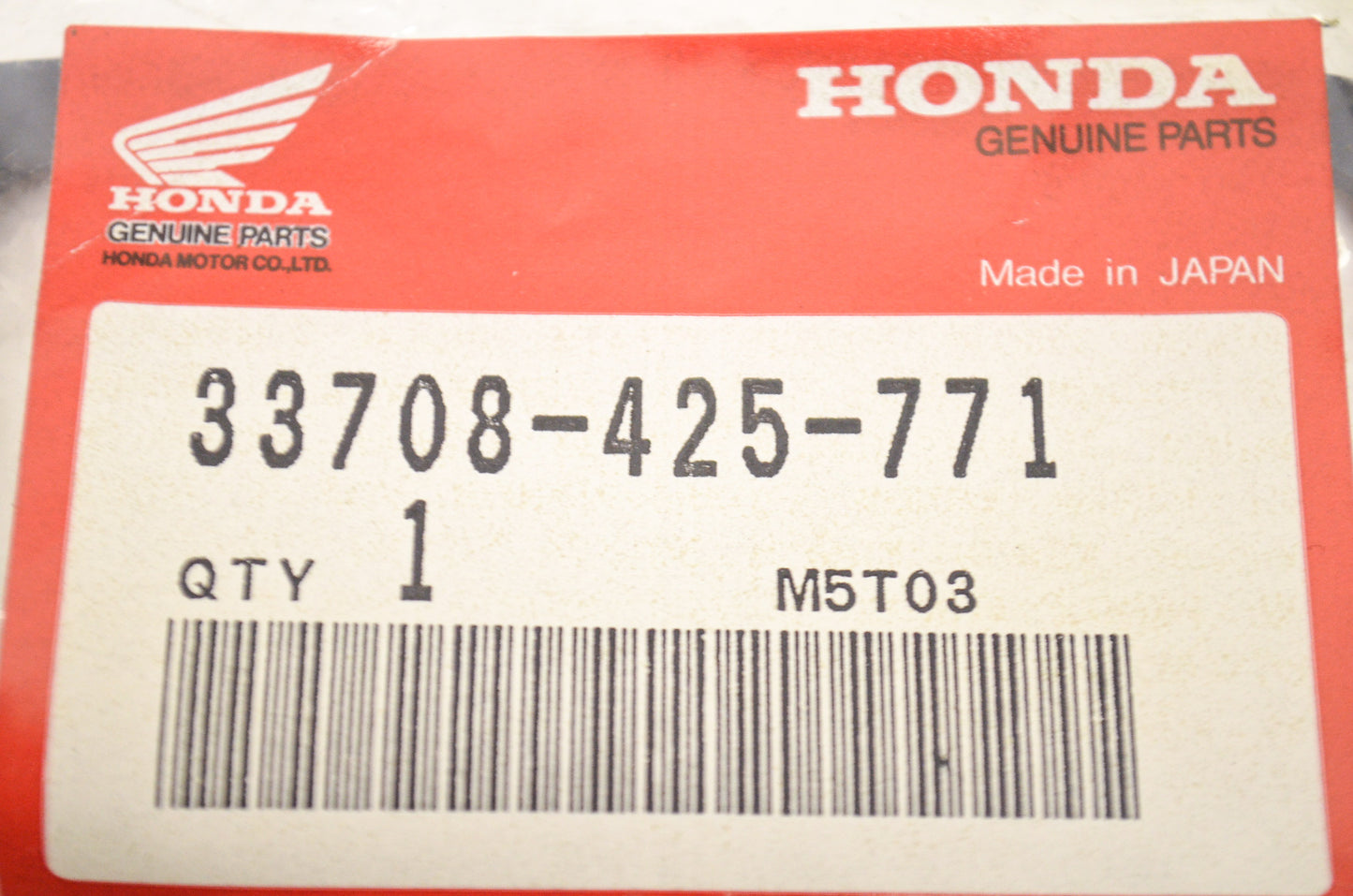 OEM Honda 33708-425-771 Lens Gasket NOS